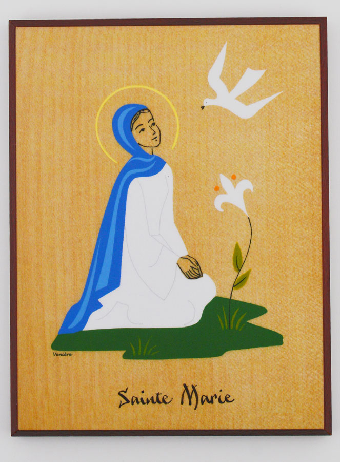 Marco Icono de Nombre Santa María - Artesanía Monástica (pic 1)