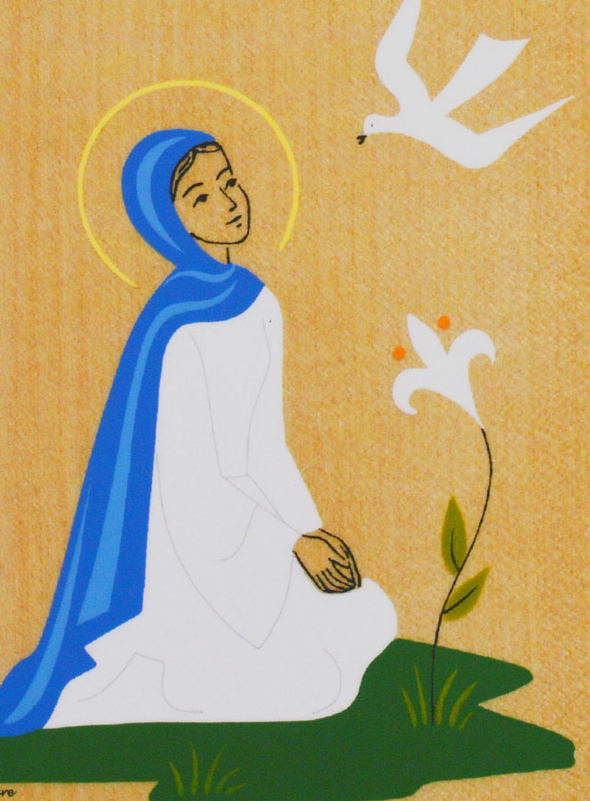 Marco Icono de Nombre Santa María - Artesanía Monástica (pic 2)