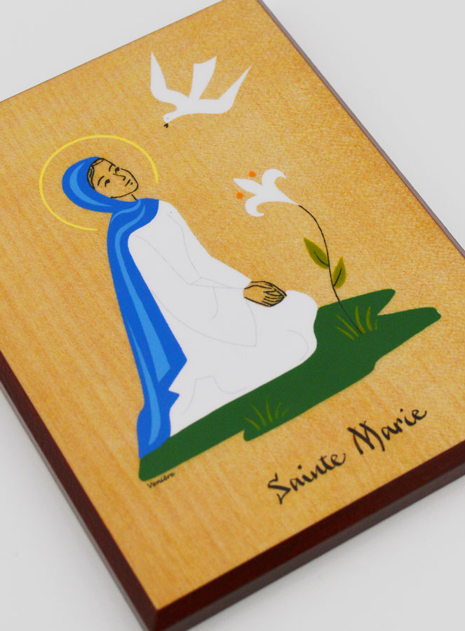 Marco Icono de Nombre Santa María - Artesanía Monástica (pic 3)