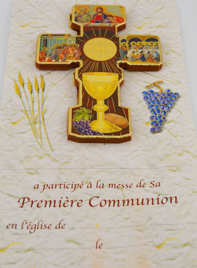 Regalo de Comunión - Cruz y Certificado (pic 2)
