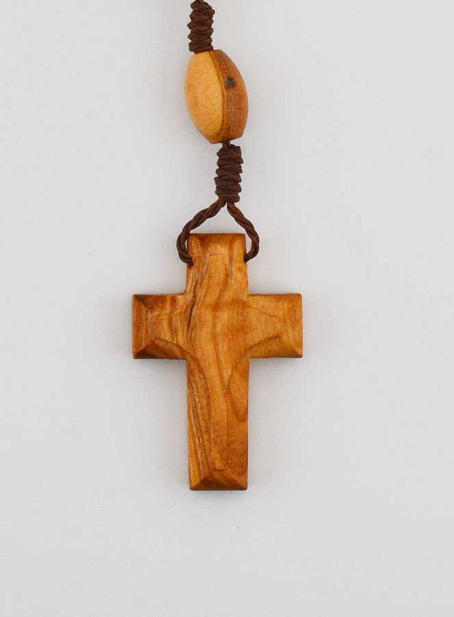 Rosario grande en madera de olivo - 60 cm (pic 3)