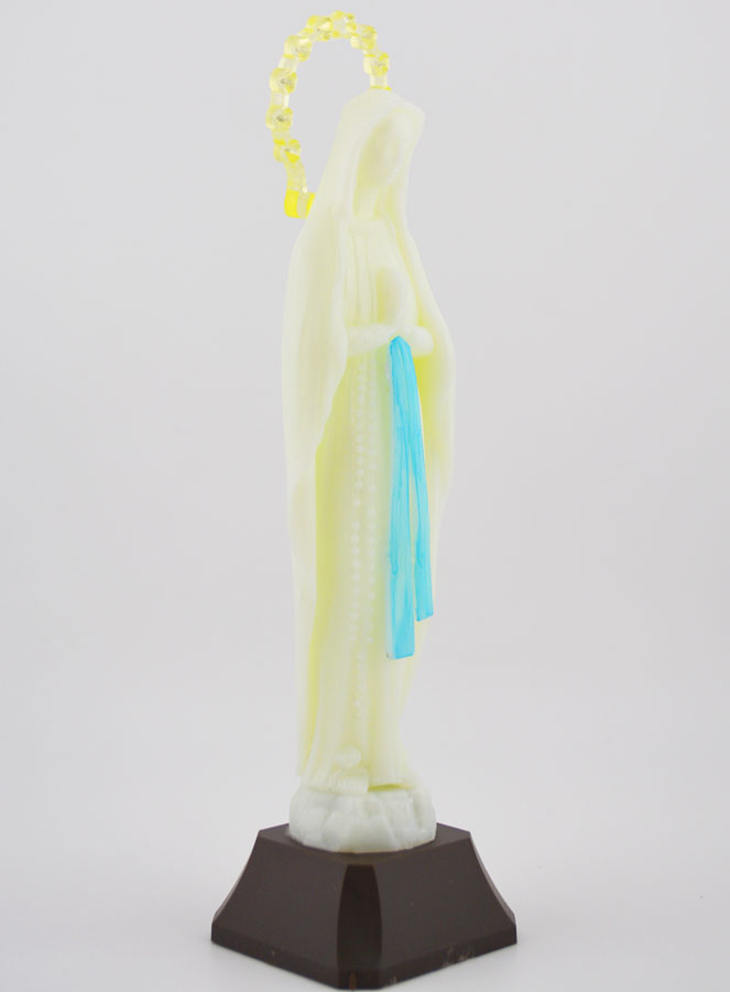 Estátua Nossa Senhora de Lourdes Fluorescente Luminosa - 14 cm (pic 2)
