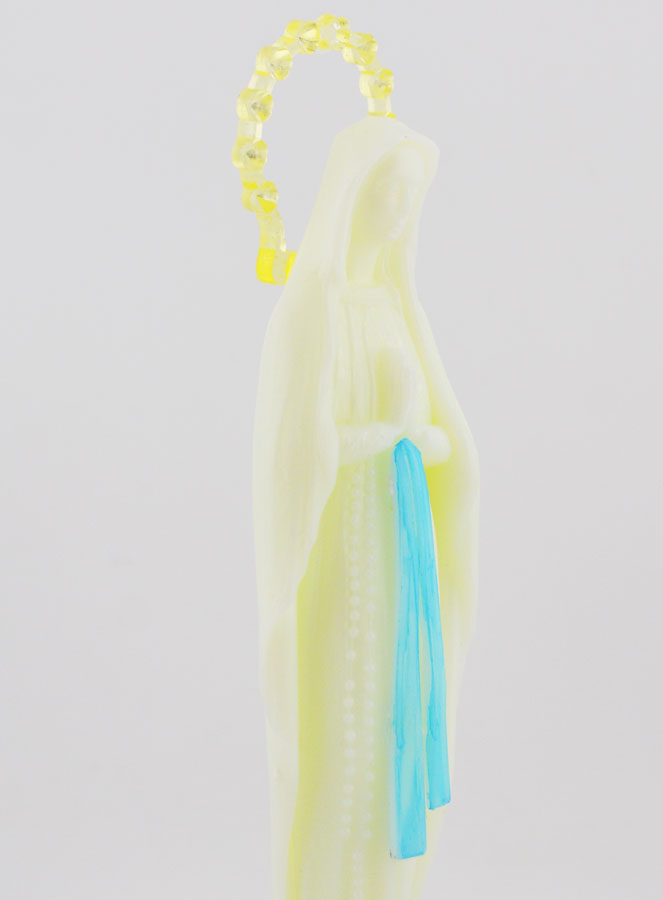 Estátua Nossa Senhora de Lourdes Fluorescente Luminosa - 14 cm (pic 4)