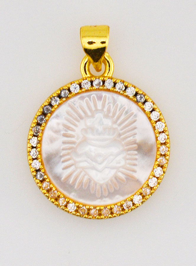 Colgante de Nácar Ex-Voto 22mm (pic 1)
