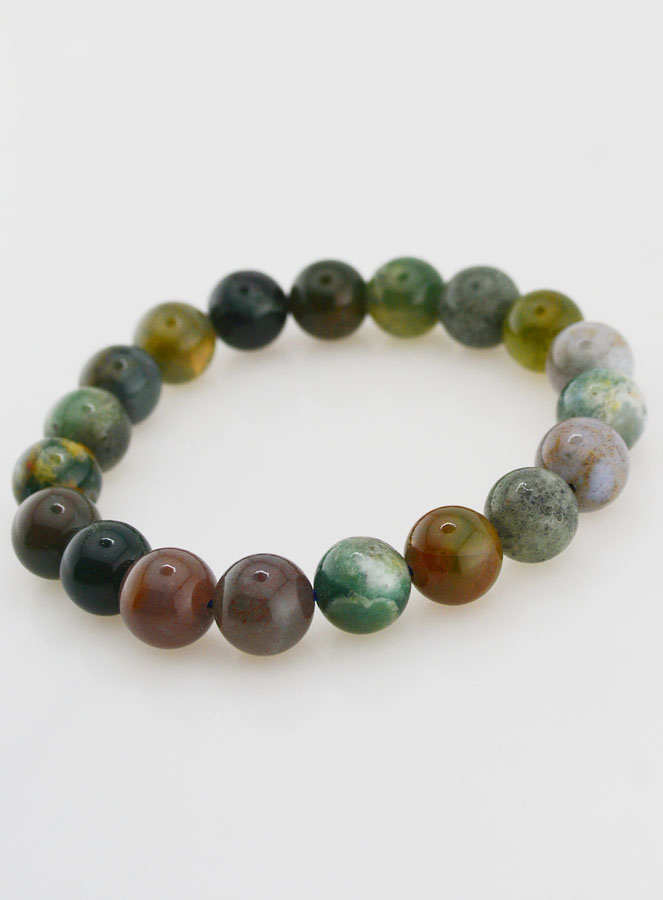 Pulsera en Piedra Natural de Ágata India - 10mm (pic 4)