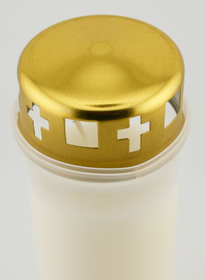 Vela Funeraria Blanca para Cementerio (pic 4)