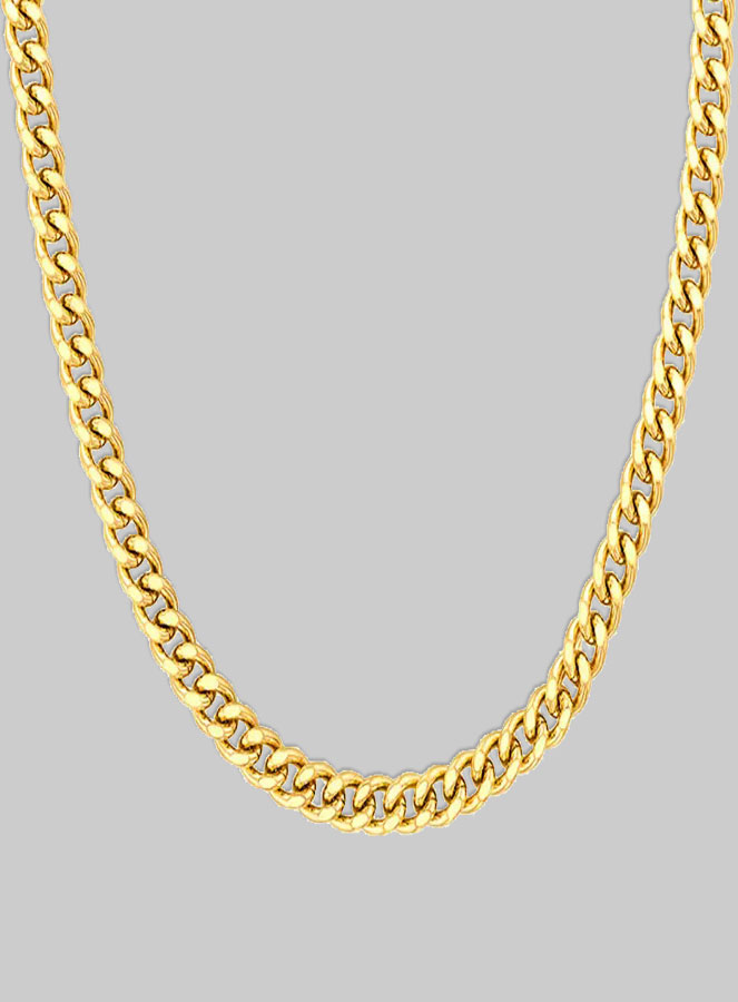 Cadena de 45 cm en oro 375/1000 – Eslabón Gourmette de 1,2 mm (pic 1)