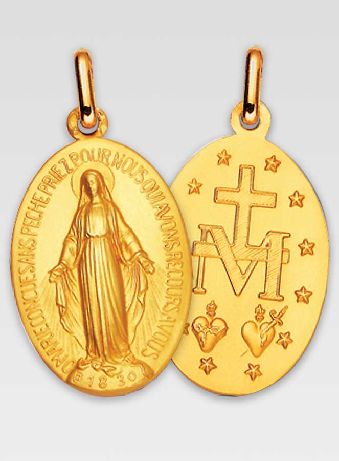Medalla Milagrosa 17mm – Oro Amarillo 9k (pic 1)