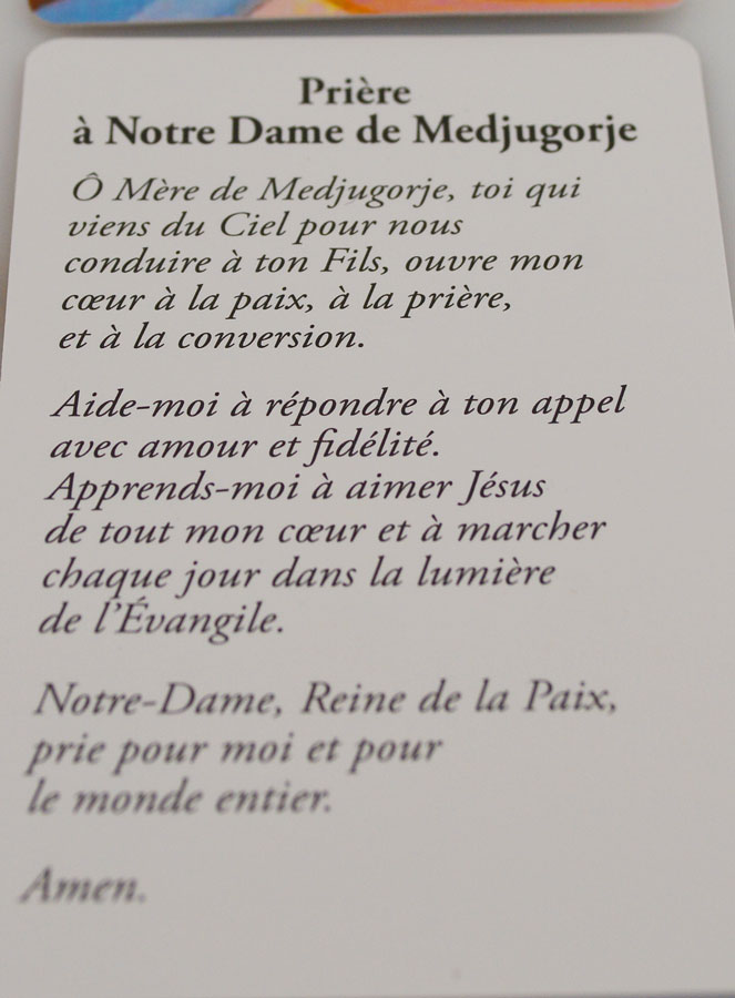 Caja de incienso religioso de jazmín + Oración a María de Medjugorje (pic 4)