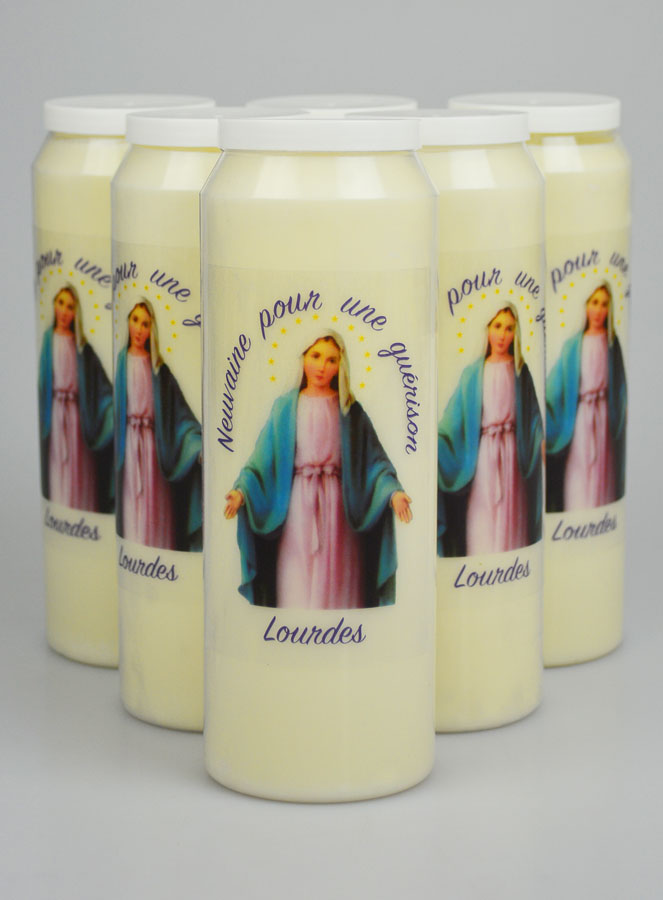 6 Velas de Novena para Sanación - 17,5 cm (pic 1)