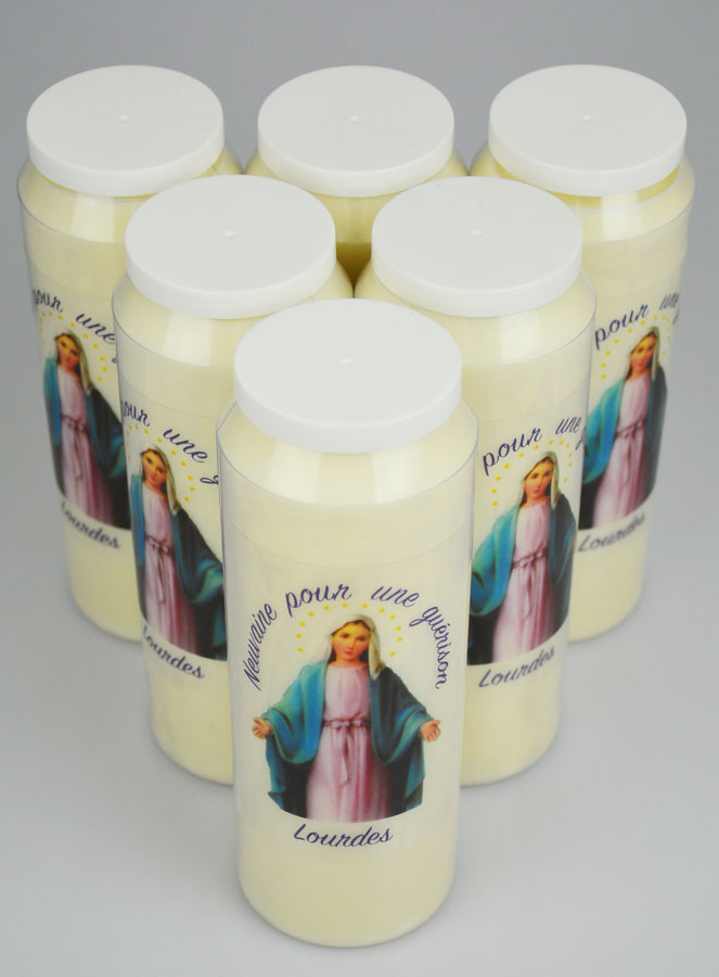 6 Velas de Novena para Sanación - 17,5 cm (pic 2)