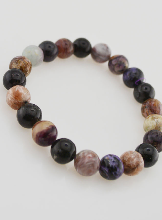 Pulsera en Piedra Natural de Charoíta - 8 mm (pic 3)