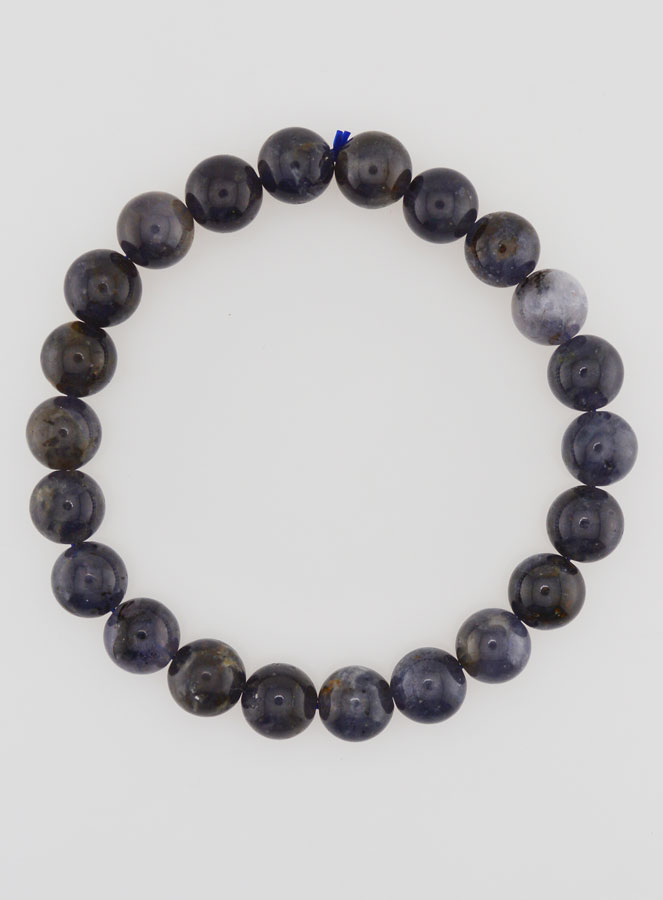 Pulsera de Piedra Natural de Cordierita Iolita - 8 mm (pic 1)