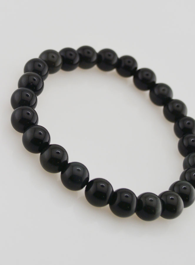 Pulsera en Piedra de Obsidiana Ojo Celestial Arcoíris - 8 mm (pic 3)