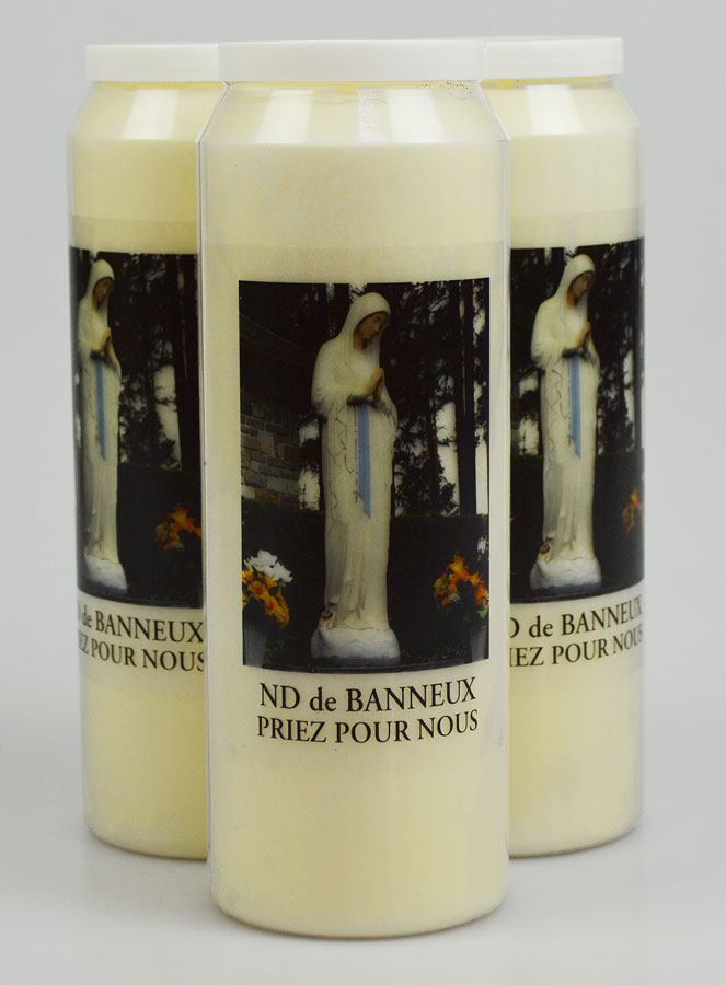3 Velas de Novena a Nuestra Señora de Banneux (pic 1)
