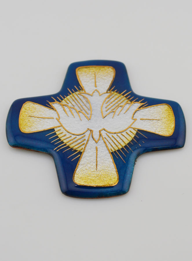 Cruz de Confirmación con el Espíritu Santo y Pentecostés (pic 2)