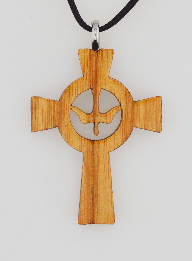 Cruz de Confirmación de Madera - Espíritu Santo (pic 1)
