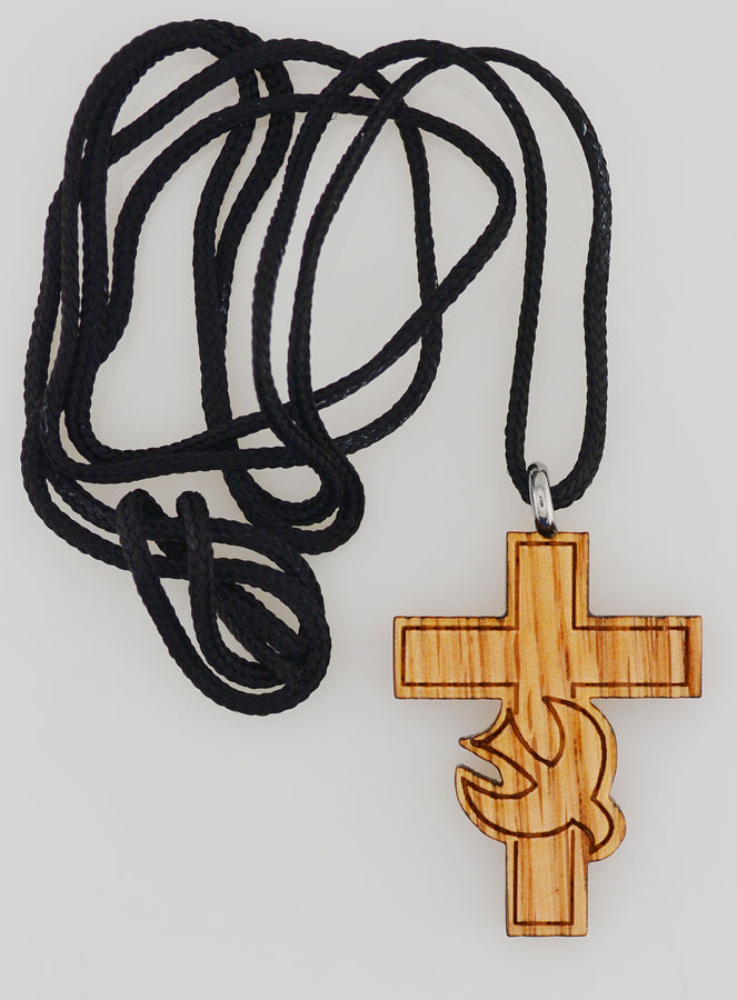 Colgante de Cruz de Confirmación - Paloma del Espíritu Santo (pic 2)
