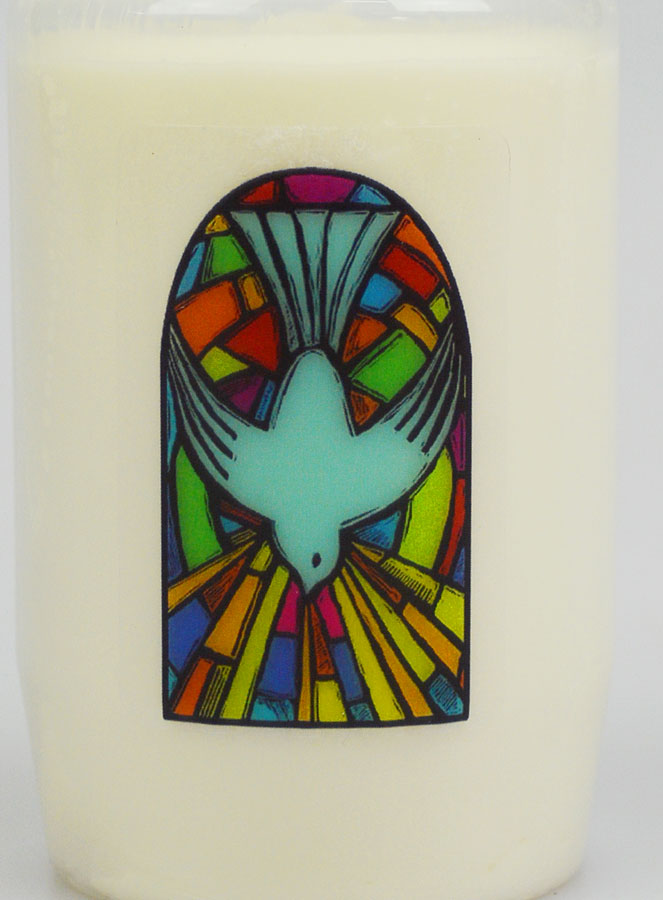Vela de recuerdo de Confirmación - Espíritu Santo (pic 3)