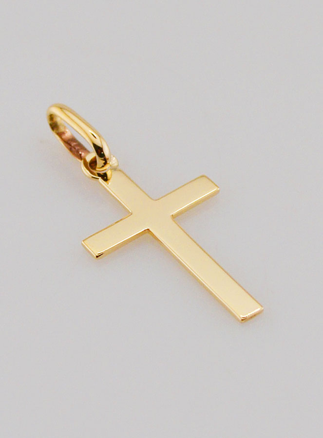 Colgante de cruz de oro de 9 quilates - 16 mm (pic 3)