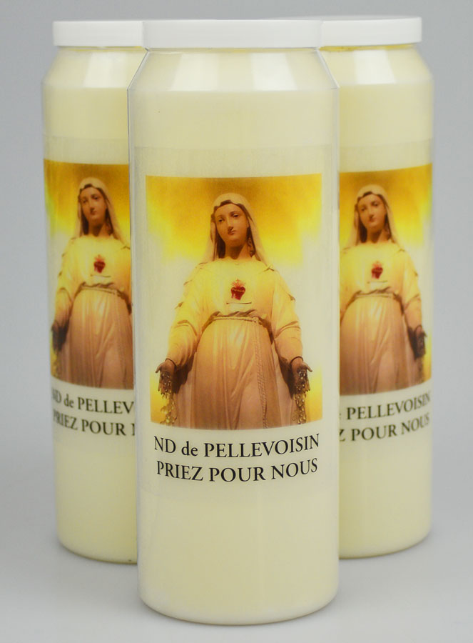 3 Velas de Novena a Nuestra Señora de Pellevoisin (pic 1)