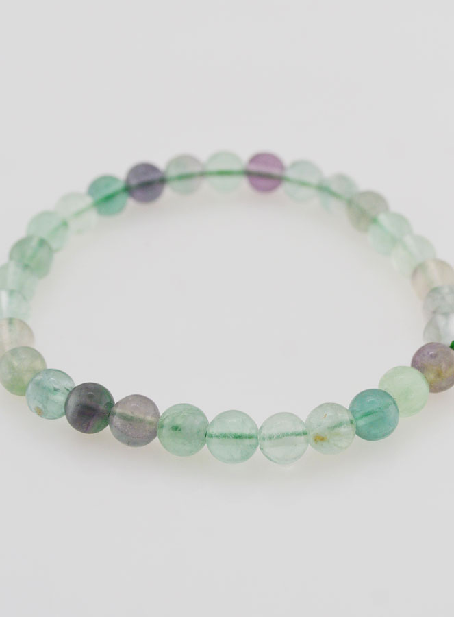 Pulsera de Piedra Natural de Fluorita AB - 6 mm (pic 2)