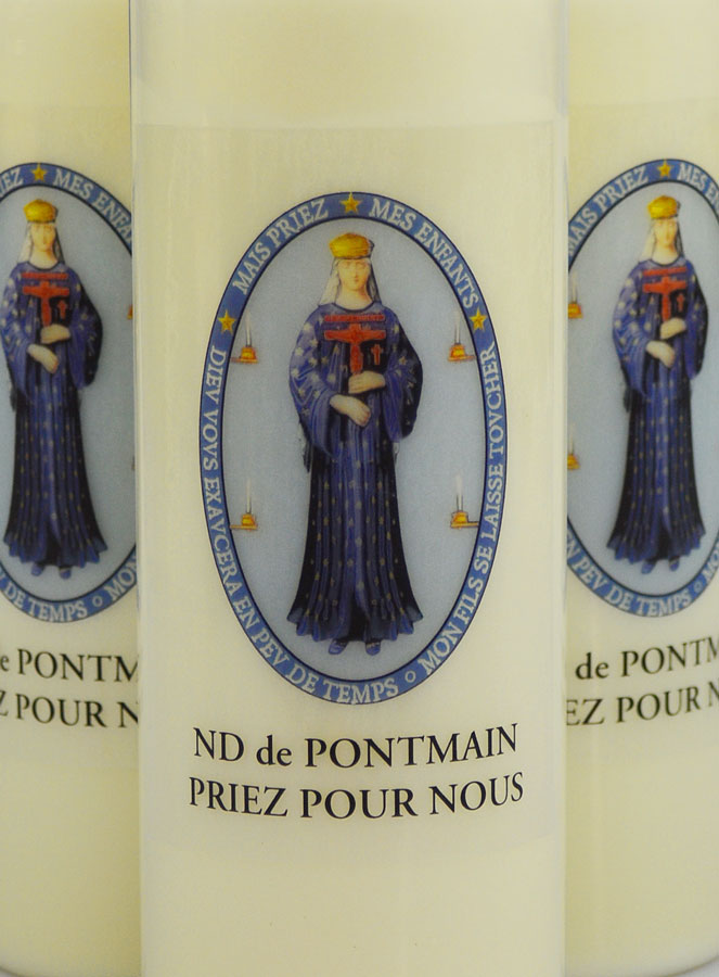 3 velas de novena a Nuestra Señora de Pontmain (pic 3)