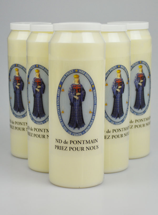 6 velas de novena a Nuestra Señora de Pontmain (pic 1)