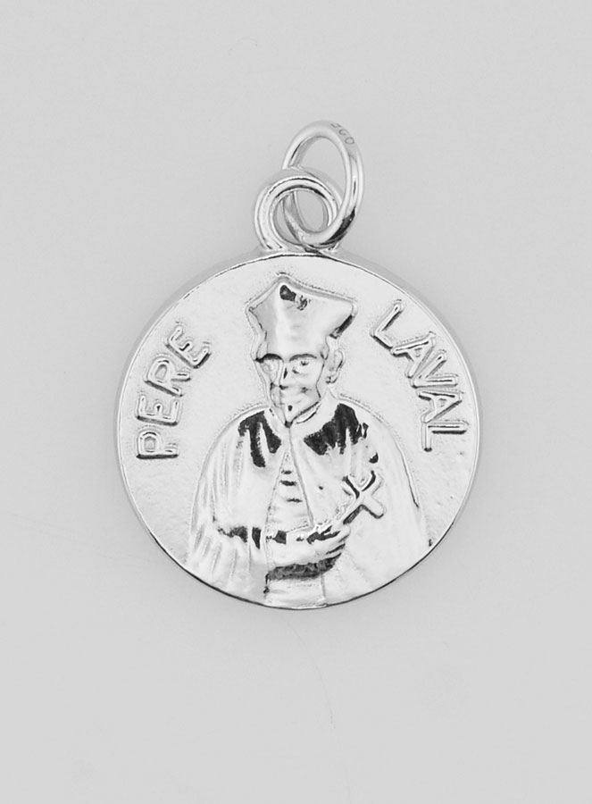 Medalla Padre Lavalde en Plata - 18 mm (pic 1)
