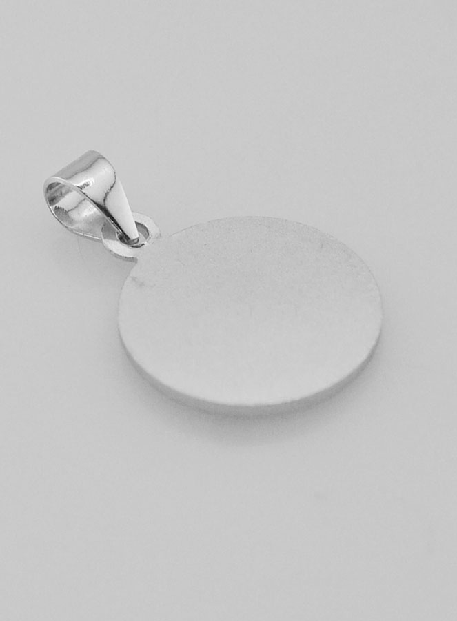 Medalla de San Miguel Arcángel en plata de ley - 14 mm (pic 4)