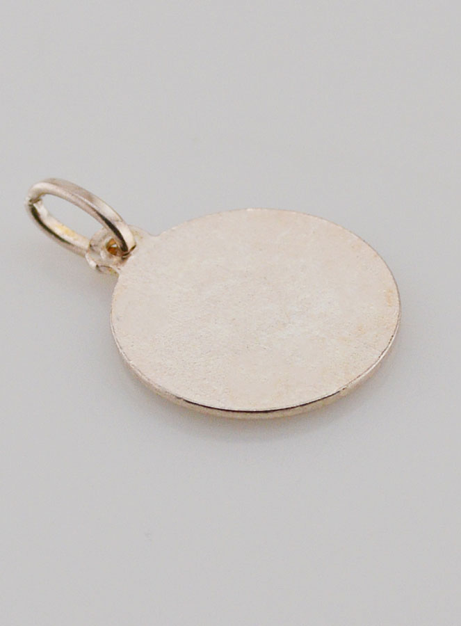 Medalla de San Cristóbal en Plata y Esmalte - 15 mm (pic 4)