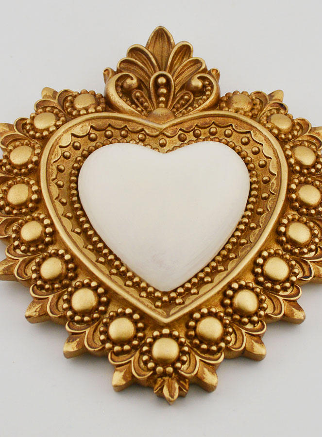 Ex voto de pared de Oro y Marfil - 13 cm (pic 2)