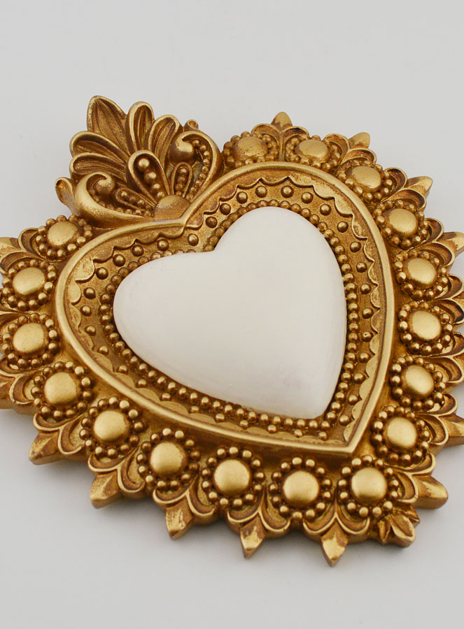 Ex voto de pared de Oro y Marfil - 13 cm (pic 3)