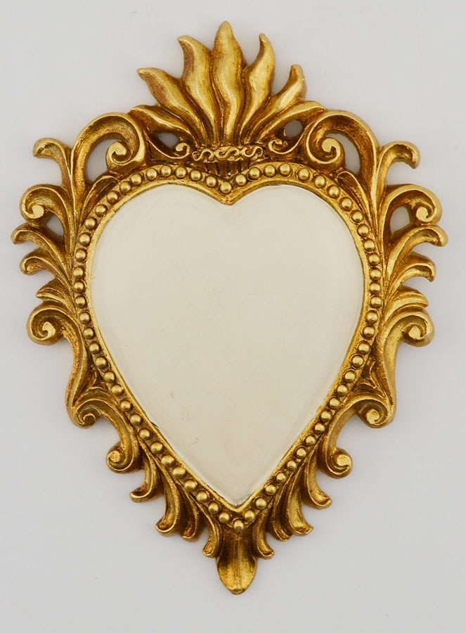 Ex voto Mural Oro y Blanco - 10 cm (pic 1)