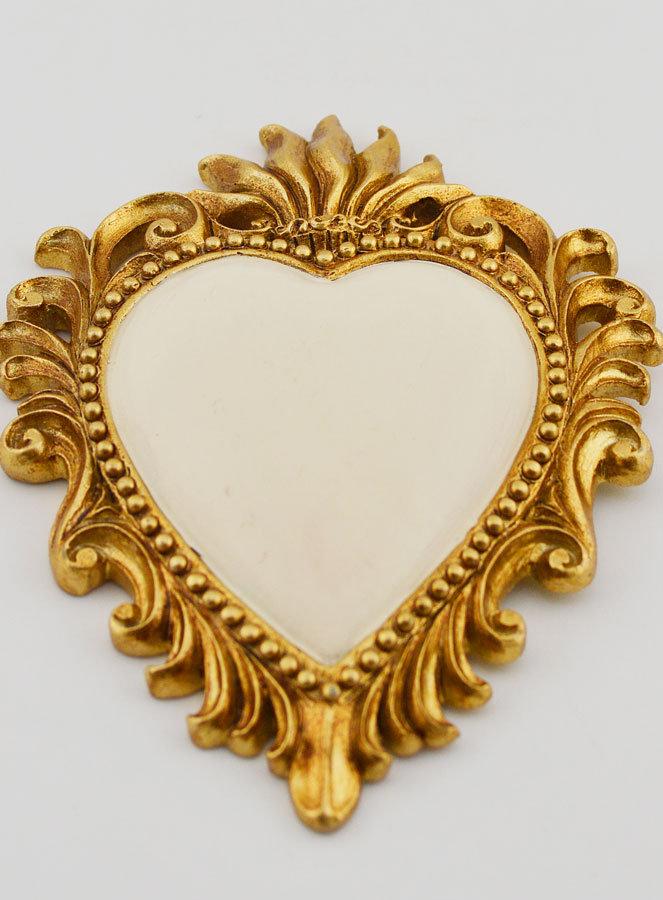 Ex voto Mural Oro y Blanco - 10 cm (pic 2)