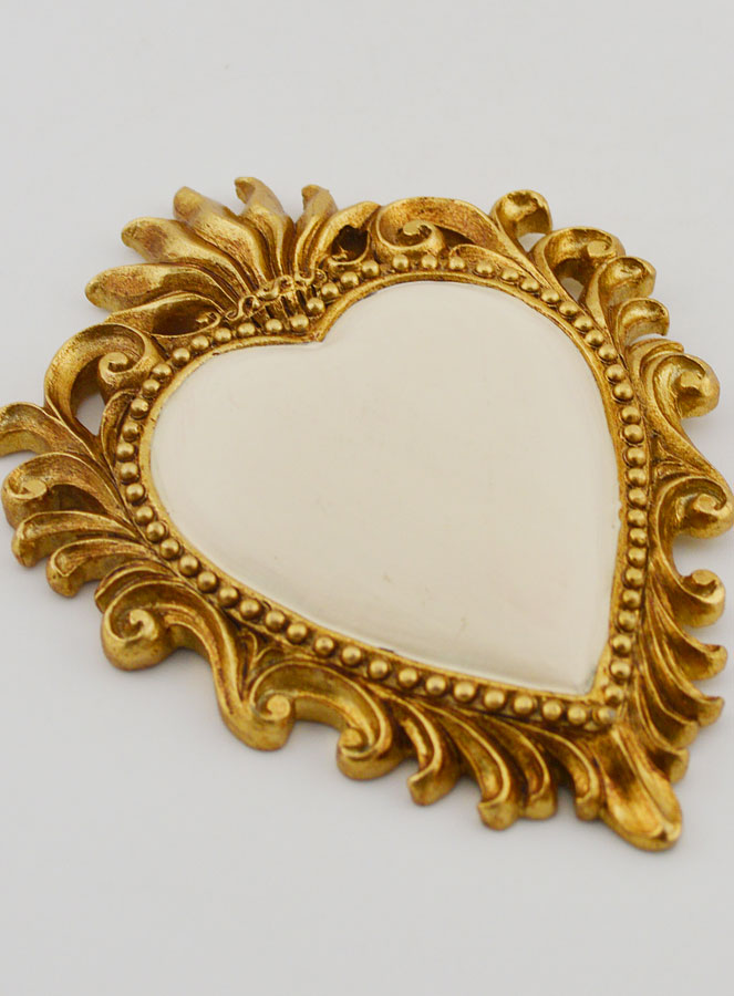 Ex voto Mural Oro y Blanco - 10 cm (pic 3)