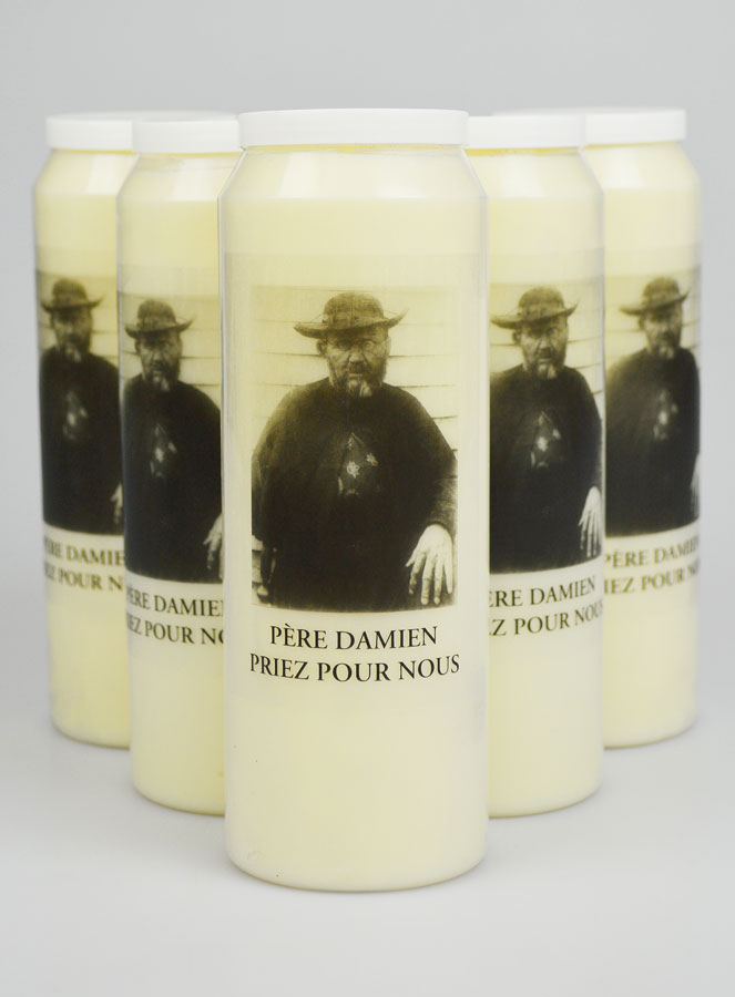 Juego de 6 velas de novena al Padre San Damián (pic 1)