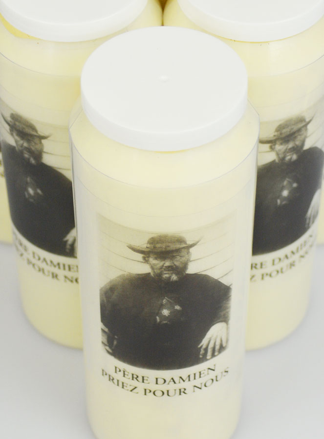 Juego de 6 velas de novena al Padre San Damián (pic 4)