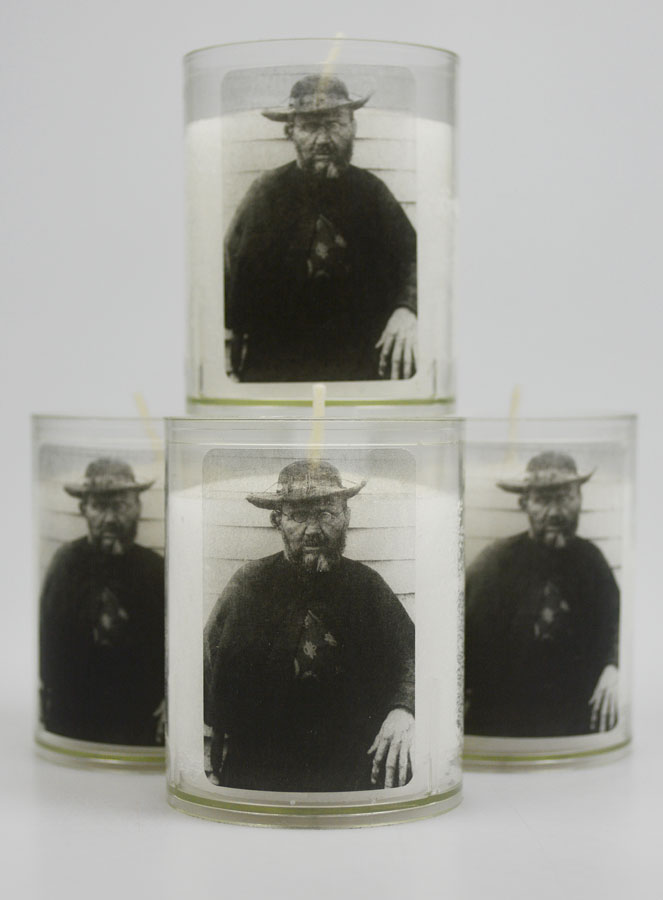 Juego de 4 velones del Padre San Damián (pic 1)