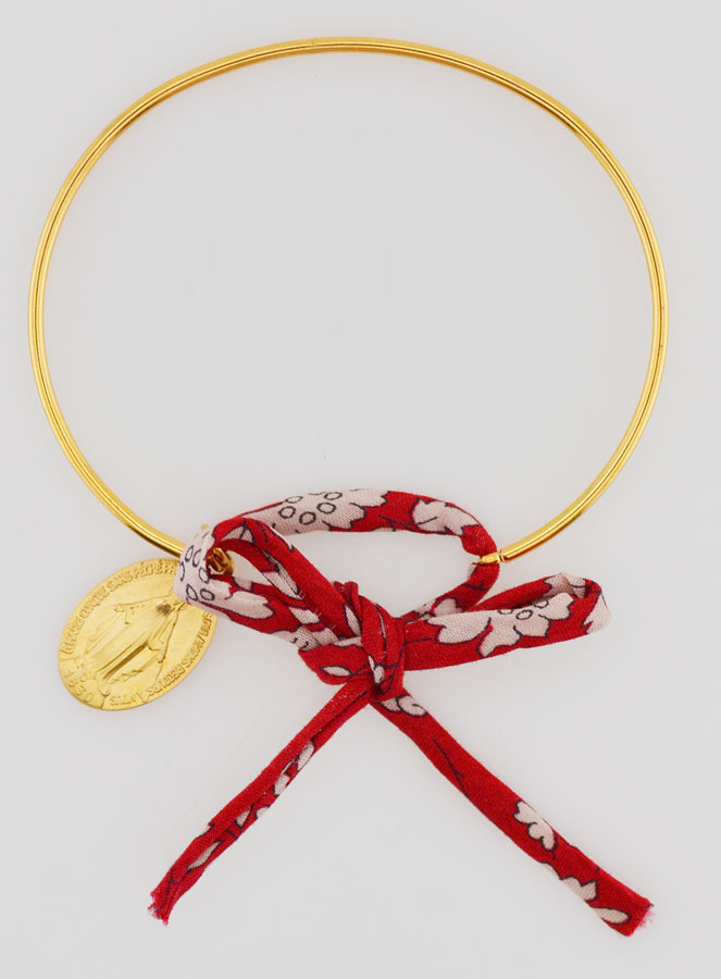 Brazalete Rojo de la Libertad y Medalla Milagrosa (pic 1)