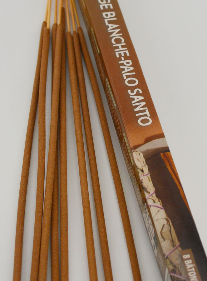 Incienso de Salvia Blanca y Palo Santo 12 g - Sin carbón (pic 4)