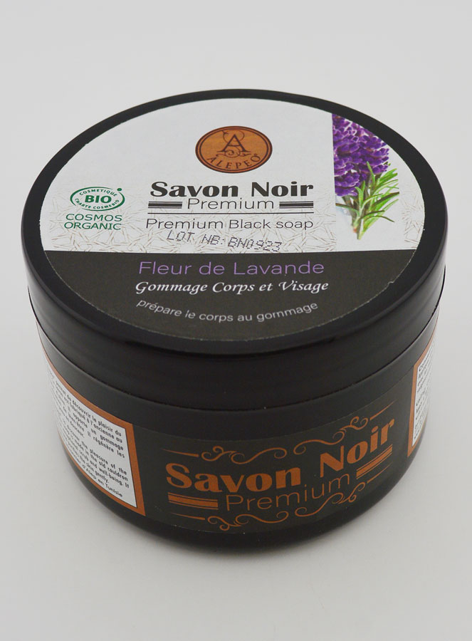 Jabón Negro Orgánico Premium - Flor de Lavanda (pic 1)
