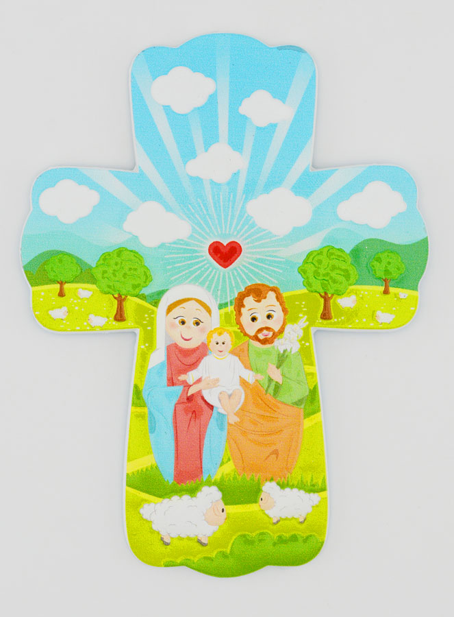 Cruz Infantil Colgante - Sagrada Familia (pic 1)