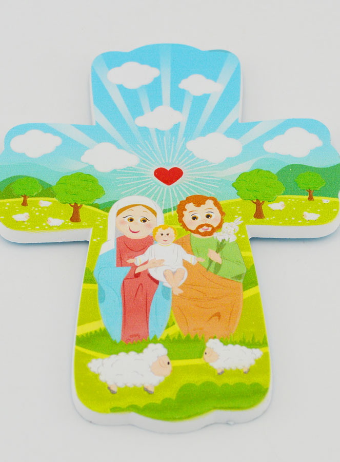 Cruz Infantil Colgante - Sagrada Familia (pic 2)