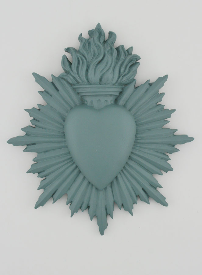 Mural Ex voto Corazón Radiante 17 cm - Salvi (pic 1)
