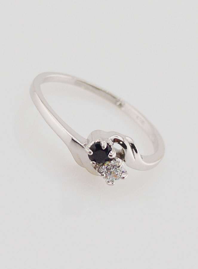Anillo de Plata y Circonitas - Talla 54 (pic 2)