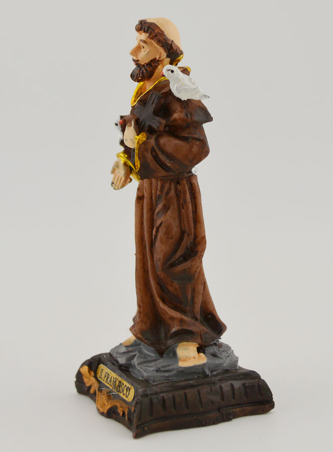 Estatua religiosa de San Francisco - 7 cm (pic 2)