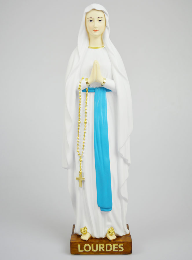 Estatua religiosa de Nuestra Señora de Lourdes - 40 cm (pic 1)