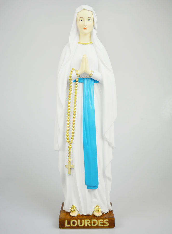 Estatua religiosa de Nuestra Señora de Lourdes - 50 cm (pic 1)