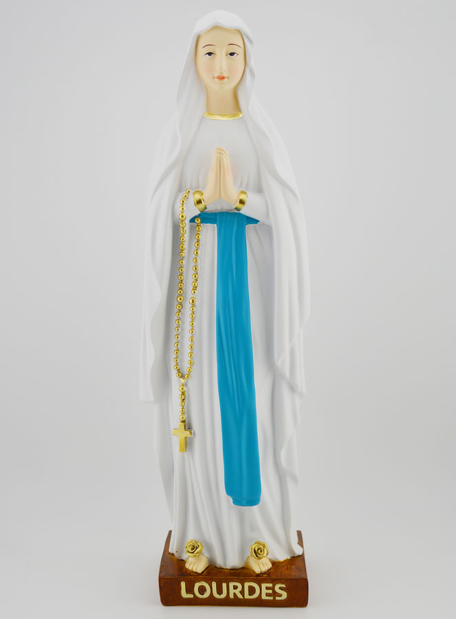 Estatua religiosa de Nuestra Señora de Lourdes - 30 cm (pic 1)